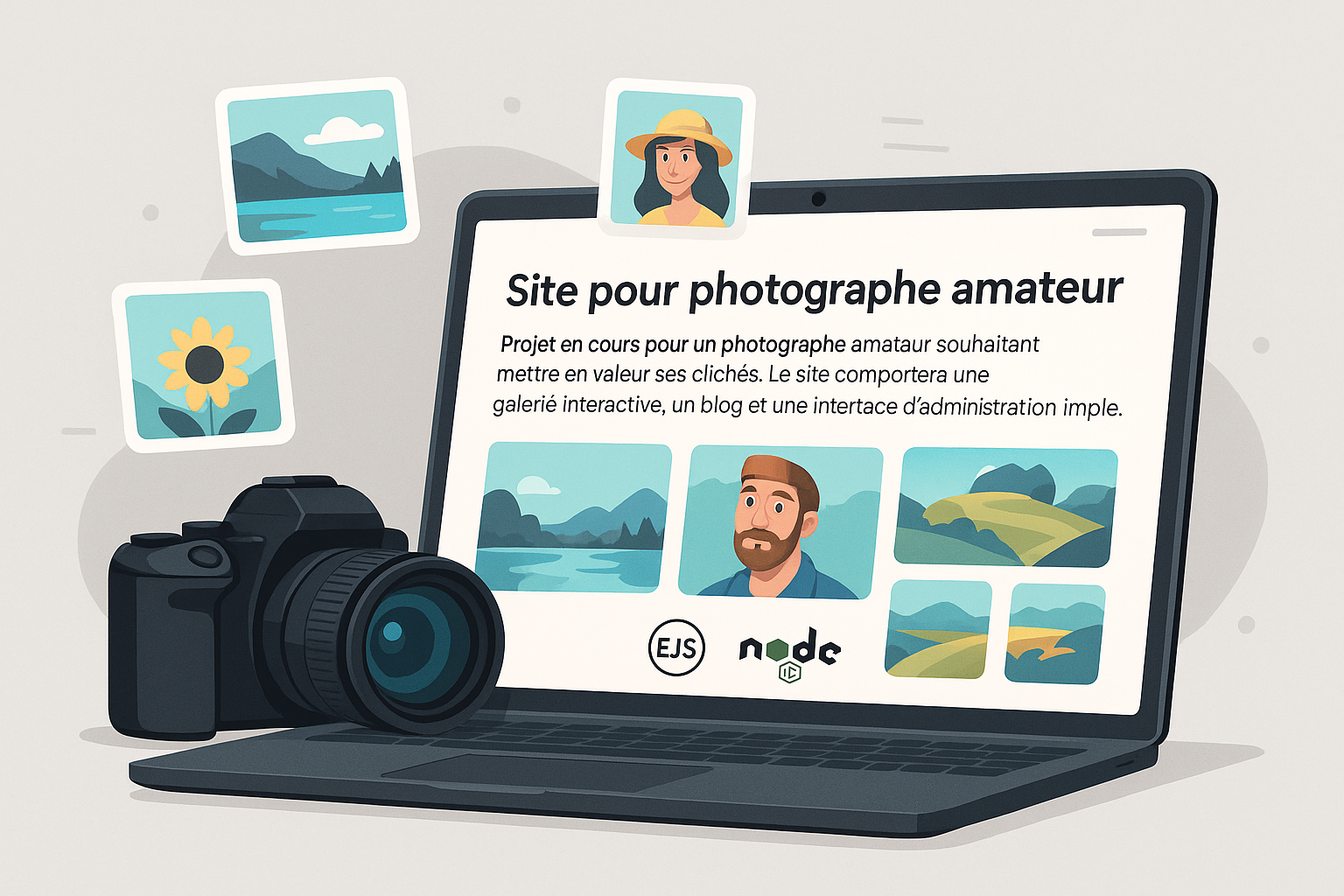 Site pour photographe amateur